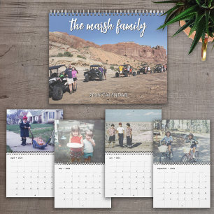 14 Photo Full Coverage - One Photo Per Month Calendar