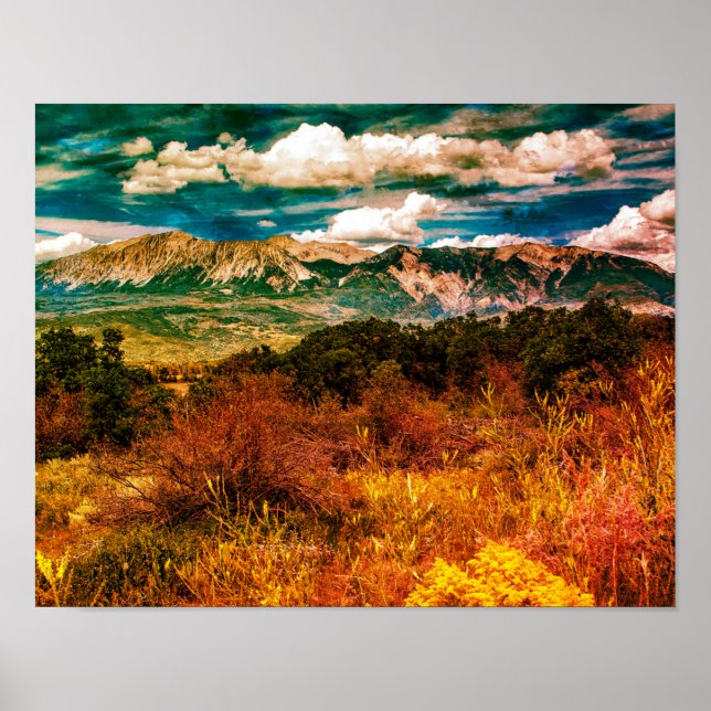 14" x 11", Colorado Poster (Front)
