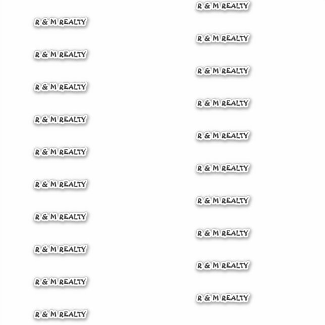 14 " X 14" STICKERS (Front)