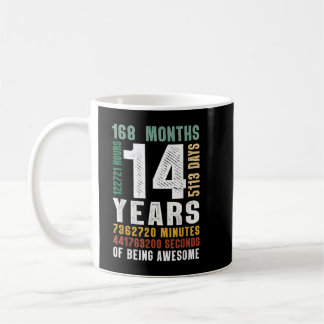 14 Year Of Being Awesome 14th Birthday Gift Boys G Coffee Mug