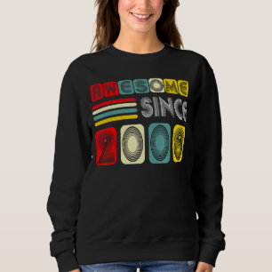 14 Year Old Awesome Since 2008 Vintage Birthday Sweatshirt