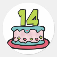 14 Year Old Birthday Cake