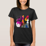 14 Years Of Being Awesome Bowling 14th Birthday  T-Shirt<br><div class="desc">14 Years Of Being Awesome Bowling 14th Birthday</div>
