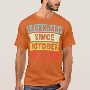 14 Years Old Legendary Since October 2008 14th Bir T-Shirt