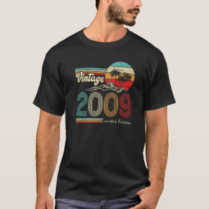 14 Years Old Retro Vintage 2009 14th Birthday   1 T-Shirt