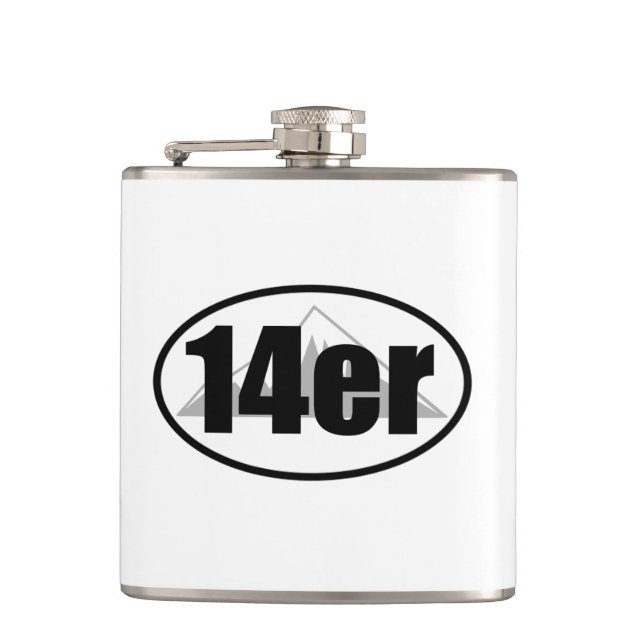 14er hip flask (Front)