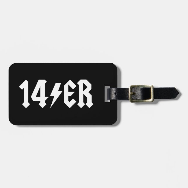 14er luggage tag (Front Horizontal)