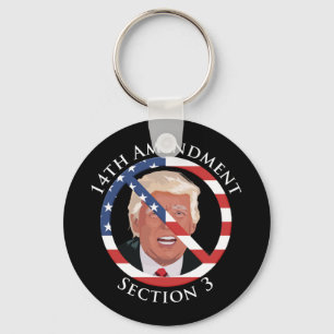 14th Amendment Anti-Trump Key Ring