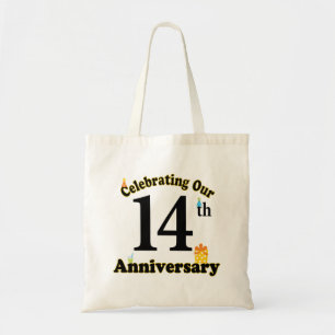 14th Anniversary Tote Bag