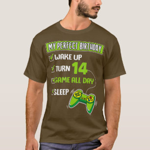 14th Birthday 14 Gaming Years Old Perfect Gamer T-Shirt