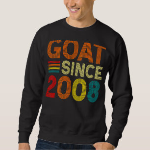 14th Birthday 14 Years Old Goat Since 2008 1 Sweatshirt