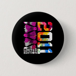 14th Birthday Badminton Limited Edition 2011  6 Cm Round Badge
