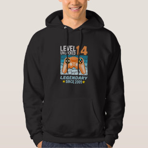 14th birthday gamer born in 2009 hoodie