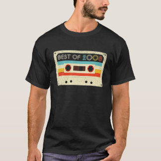 14Th Birthday Gifts Best Of 2008 Cassette Tape Ret T-Shirt