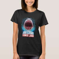 14th Birthday Jawesome Since 2010 Shark 14 Years O
