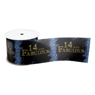 14th Birthday Satin Ribbon