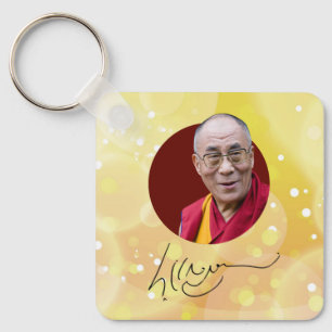 14th Dalai Lama signature Key Ring