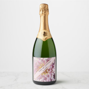 14th Wedding Anniversary, Sparkling Wine Label