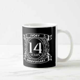 14TH wedding IVORY anniversary Coffee Mug