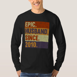 14th Year Wedding Anniversary Best Epic Husband Si T-Shirt