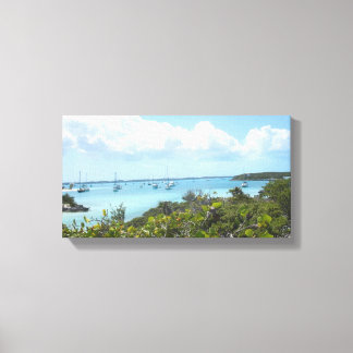 14x11 Canvas Print -Bahamas Stocking Island