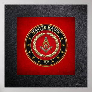 [150] Master Mason, 3rd Degree [Special Edition] Poster