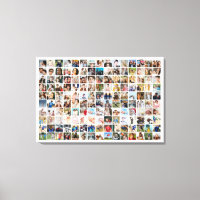 150 Pictures Custom Photo Collage Square Grid