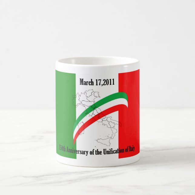 150th Anniversary of the Unification of Italy Coffee Mug (Center)