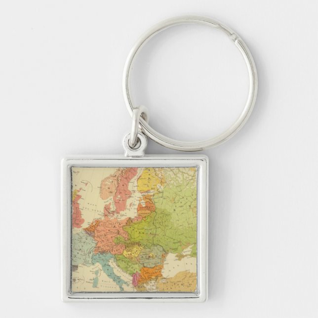 1516 European ethnographic Key Ring (Front)