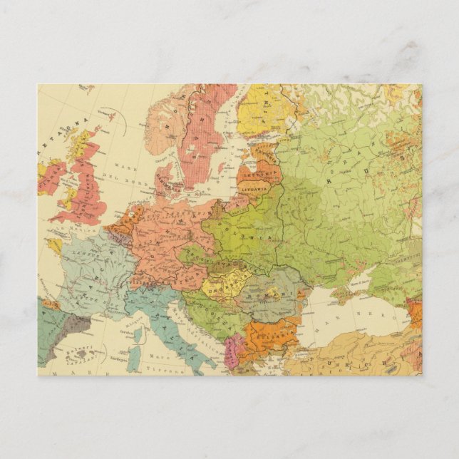 1516 European ethnographic Postcard (Front)