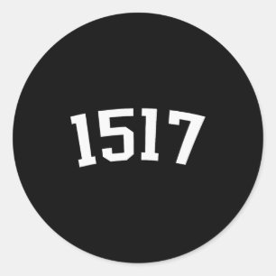 1517 CLASSIC ROUND STICKER