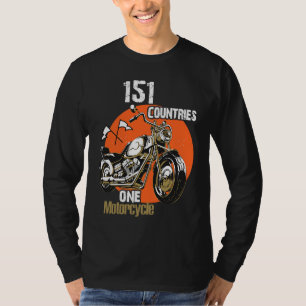 151 Countries One Motorcycle T-Shirt