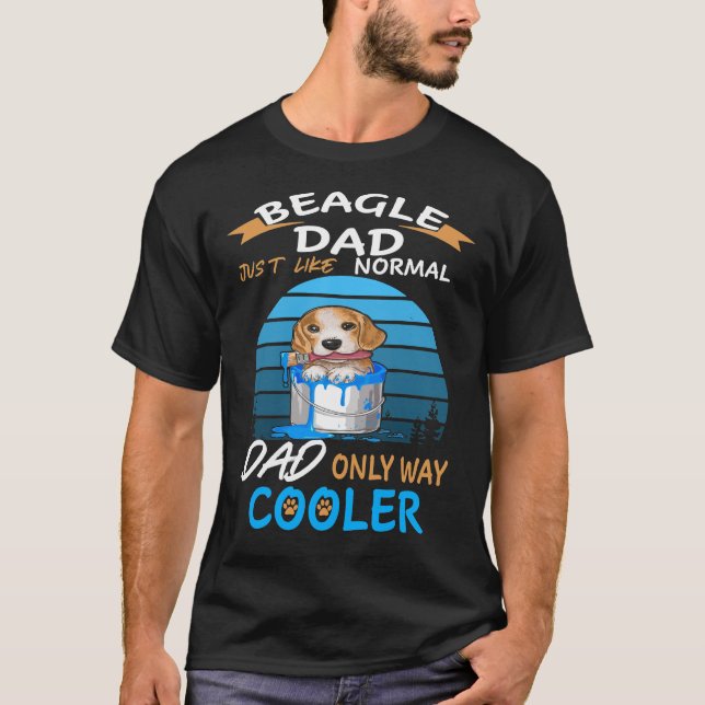 151 Dad - Beagle Dad Cooler T-Shirt (Front)