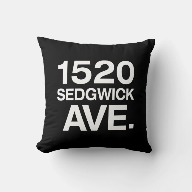 1520 SEDGWICK AVE. CUSHION (Front)
