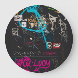 153 flat a-b large clock