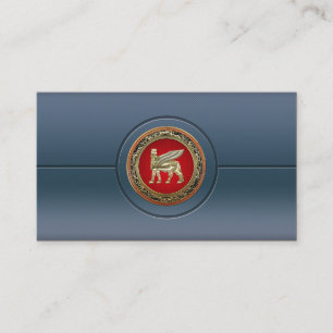 [154] Babylonian Winged Bull Lamassu [3D] Business Card