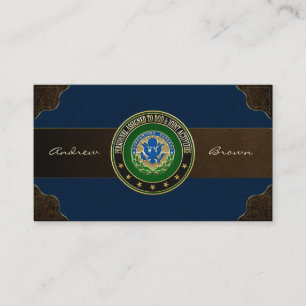[154] DOD & Joint Activities DUI Special Edition Business Card