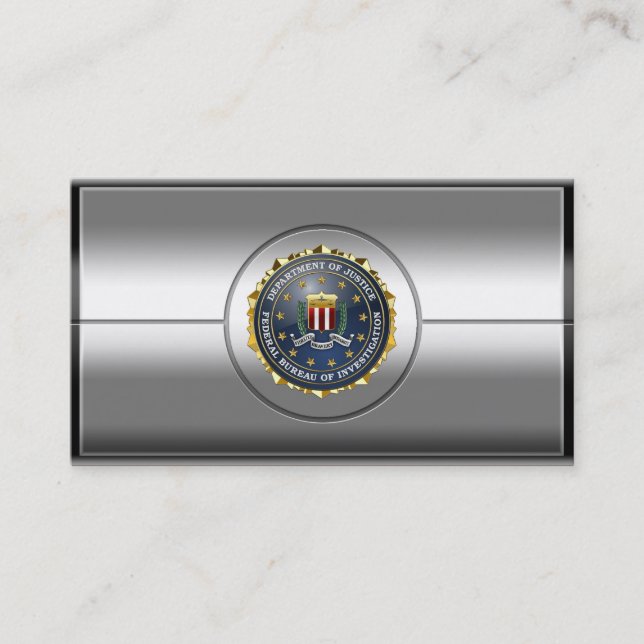 [154] FBI Special Edition Business Card (Front)