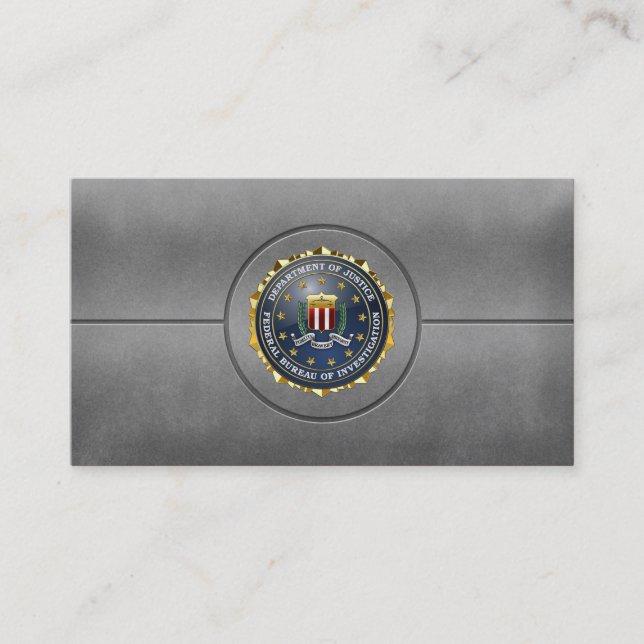 [154] FBI Special Edition Business Card (Front)