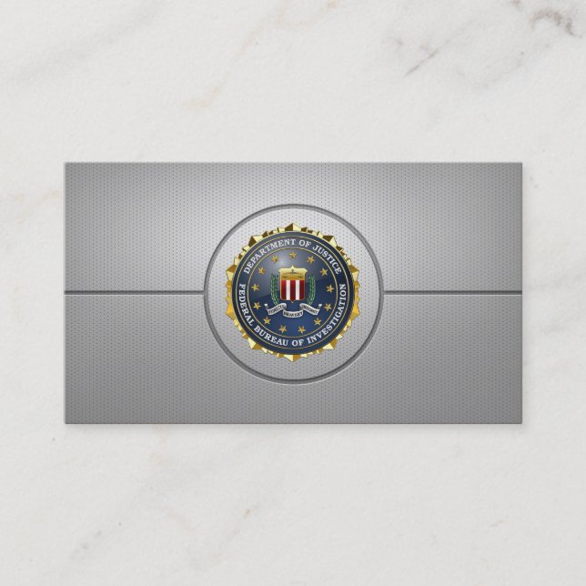 [154] FBI Special Edition Business Card (Front)