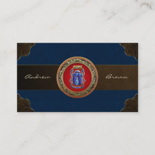 [154] Treasure Trove: Ancient Egyptian Scarab Business Card