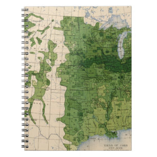 155 Corn/acre Spiral Notebook
