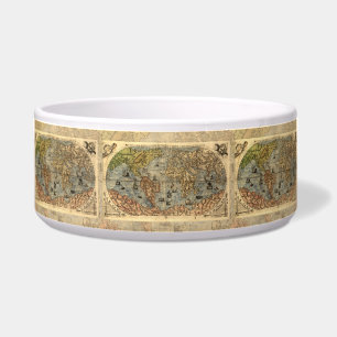 1565 Forlani Antique World Map Vintage Cartography