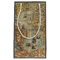 1565 Forlani Antique World Map Vintage Cartography
