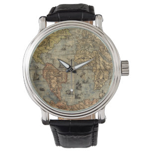 1565 Forlani AntiquevWorld Map Renaissance  Watch