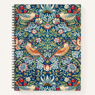 1565-William Morris  Strawberry Notebook
