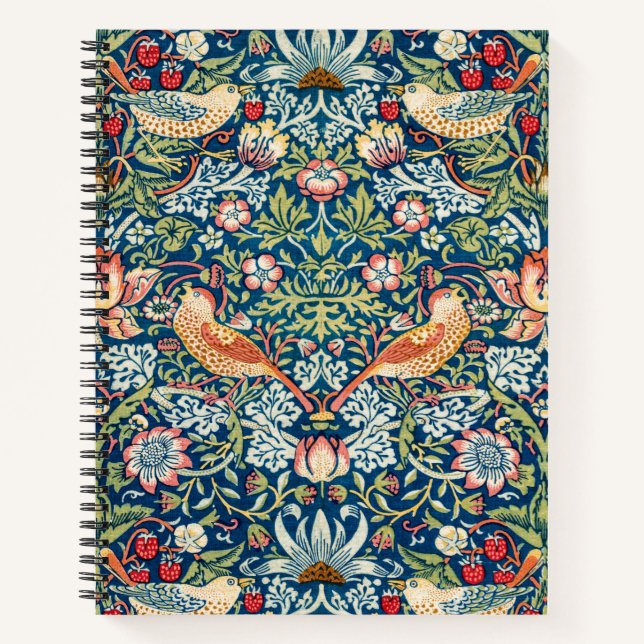 1565-William Morris  Strawberry Notebook (Front)