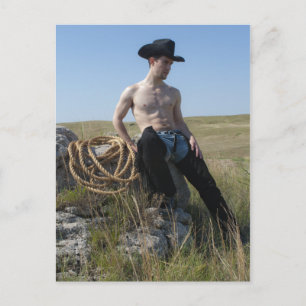 15693-RA Cowboy Postcard