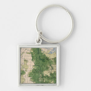 156 Wheat/sq mile Key Ring