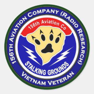156th Avn Co - Stalking Grounds 2 Classic Round Sticker